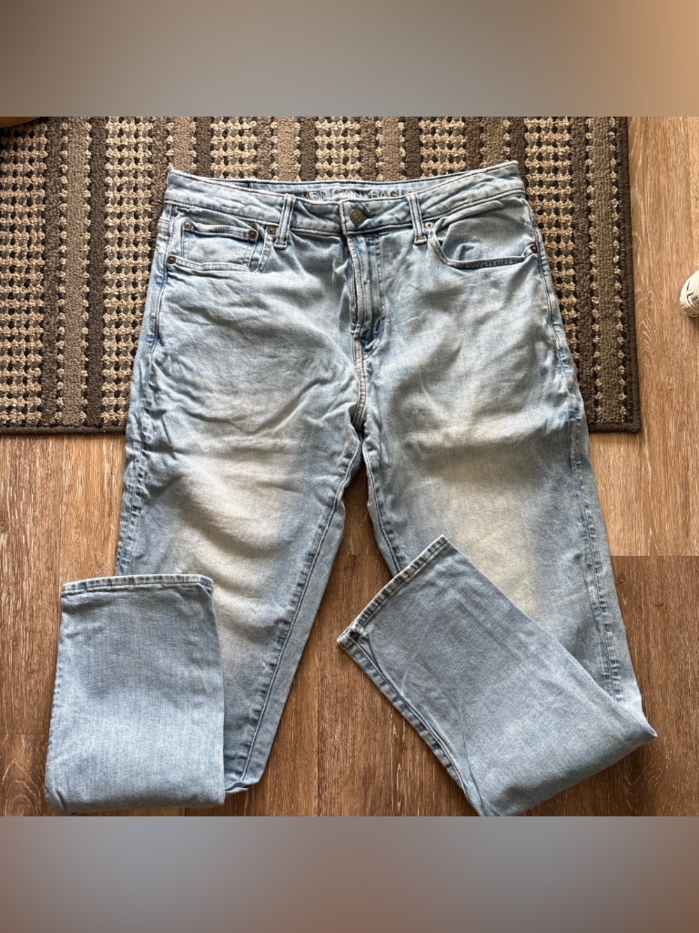 American Eagle Outfitters Light Blue Slim Straight Jeans